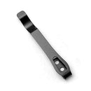 1PCS Gray Titanium Deep Carry Pocket Clip & Screw Set For Folder P3R3 E0T1