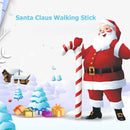 PVC Festival Prop Blow Up Inflatable Santa Claus Walking Stick for Party Gift