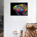 5D DIY Colorful Monster Full Round Diamond Painting Kit Mosaic Craft Rhines