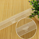 Transparent Plastic Storage Box Square Jewelry Parts Multi Functional Case Newly