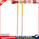 1 Pair Anti-slip 5A Music Band Maple Wood Oval Tip Drum Sticks (Yellow) Newly