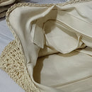 Summer Women Straw Handbag Hand Woven Shoulder Bag Female Beach Vacation Tote