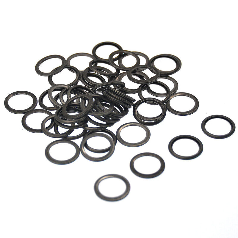 50pcs 16mm Oil Drain Plug Crush Washer Oil Pan Gaskets for Subaru Legacy XV