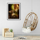 Diamond Painting Lion Full Round Drill Picture of Rhinestone DIY Drawing Kits