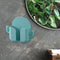 Wall Mounted Organizer Storage Box Hooks Phone Remote Control (Light Green)