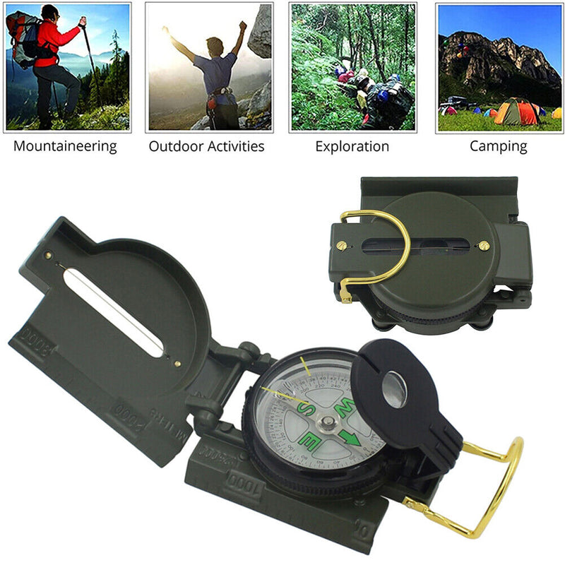 Portable Compass Camp Hiking Survival Navigation Compass for Outdoor Activities