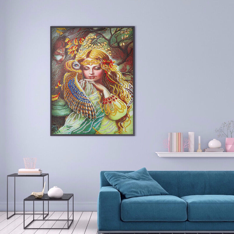Diamond Painting Fairy Tale Girl Partial Special Rhinestone Picture HYX010