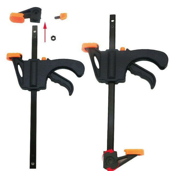 Quick Adjustable Woodworking Clip Quick Grip Squeeze 2Q6W Wood Clamp X0C8