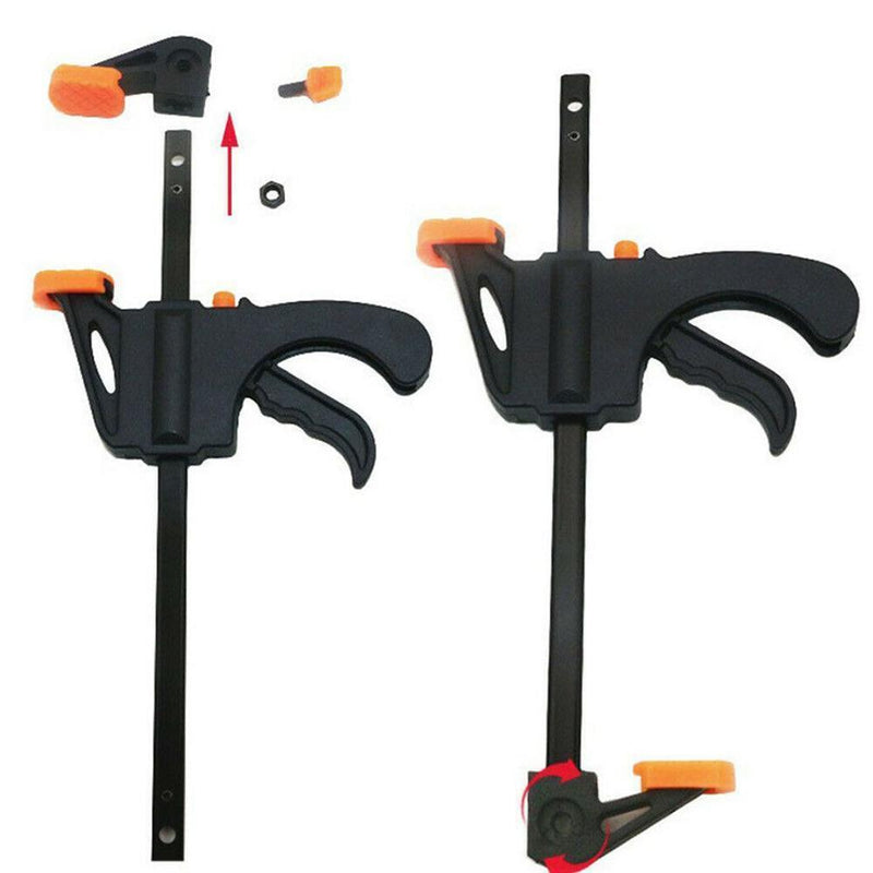 Quick Adjustable Woodworking Clip Quick Grip Squeeze 2Q6W Wood Clamp X0C8