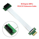 PCI Express Extension Cable 36-Pin PCIe 1X FPC Converter Cord for Motherboard