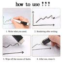Friendly Brush Erasable Children's Whiteboard pen blackboard T7J3 marker Z0V3