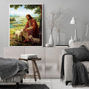Religion Jesus Drawing Full Round Drill Diamond Painting Art Craft for Adults