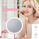Base Storage 360°Rotation Makeup Mirror Led Makeup Mirror Touch Screen