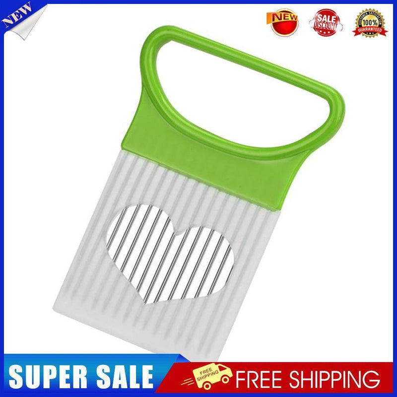 Onion Cutting Holder Vegetables Fruit Tomato Slicer Meat Needle (Green)