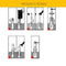 5pcs Bolt Screw Remover Broken Extractor Kit Ez Easy Thread Reverse Tools K0Z2