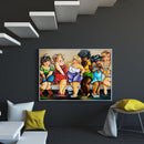 Wall Home Decor DIY Diamond Painting Cartoon Ladies Embroidery Craft Needlework