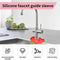 Silicone Faucet Surrounded Mat with Diversion Groove Kitchen Accessory (B)