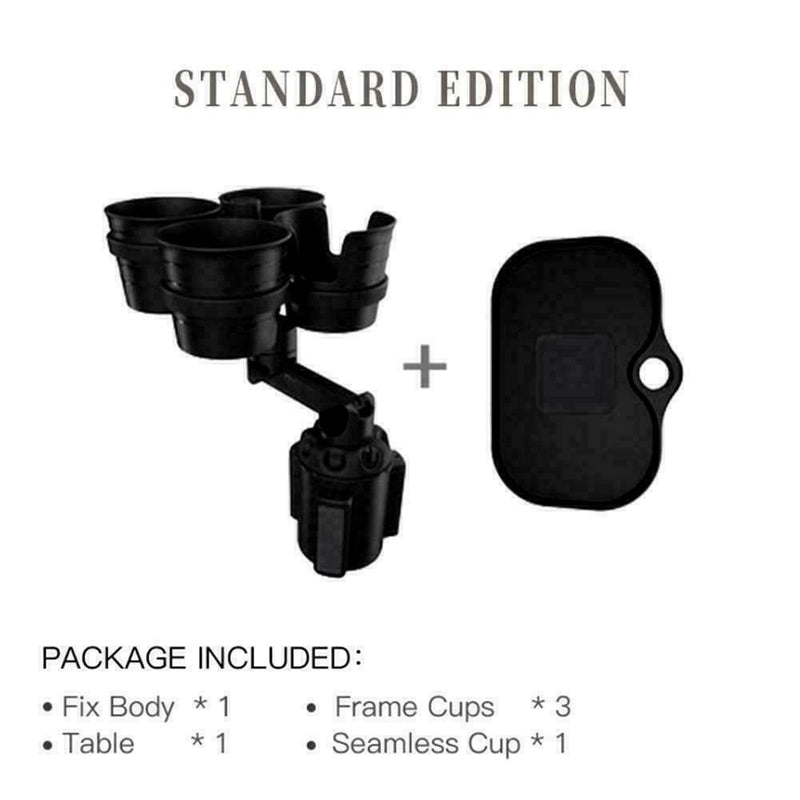 360° Rotating & Adjustable Car Cup Holder Expander Base 6563 Convenient F4B2