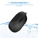 Bluetooth-Compatible Earbuds Case for QCY T17 Protector Cover Skin (Black) Newly