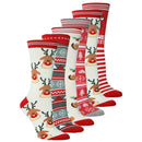 Novelty Cotton Knit Santa Stockings Man Woman Lady Santa Claus Christmas Socks