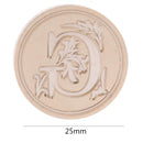 Retro Flower Letter Envelope Sealing Wax Copper Seal Stamp Post Decor(G)