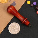 #A Retro Seal Wax Seal Stamp Head Fire Paint for Invitation Signature Invitation