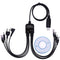 NI5L 8-in-1 USB Programming Walkie Talkie Cable Sets for Baofeng for Mot