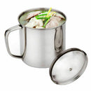 Steel D Shape Handle Cup Water Mug .Food MMKK 500ml Mug Capa Z1F3 U0F8