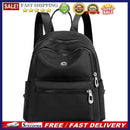 Women Nylon School Backpacks Solid Students Girls Daily Travel Shoulder Bags