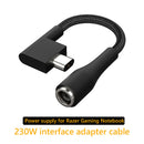 For Razer Power Supply Plug Cable Computer Notebook DC Female to 3Pin Converter