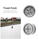 3pcs Self Adhesive Towel Hook Home Seamless Wall Mounted Dishcloth Hanger