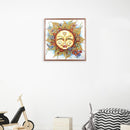 5D DIY Special Shaped Diamond Painting Sun Cross Stitch Kit Home Bedroom Decor