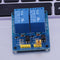 2CH 12V Relay Module with Optocoupler Insulating LED Light PLC Control Newly