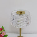 Dormitory Eye Protection for Bedside Office LED Hat Shape Table Lamp Crystal