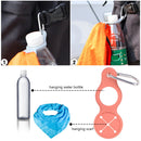 Water Bottle Holder Sport Kettle Buckle Carabiner Towel Hook Camping Hiking T