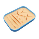 Silicone Suture Training Pad Tool Acupuncture Skin Module for Doctor Nurse