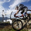 1 Pair Aluminum Bicycle Brake Levers Mountain Bike Brake Handles(White)