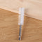 2pcs Pipe Dredge Hex Shank Brush Kit with Drill Extension Rod (White Nylon)