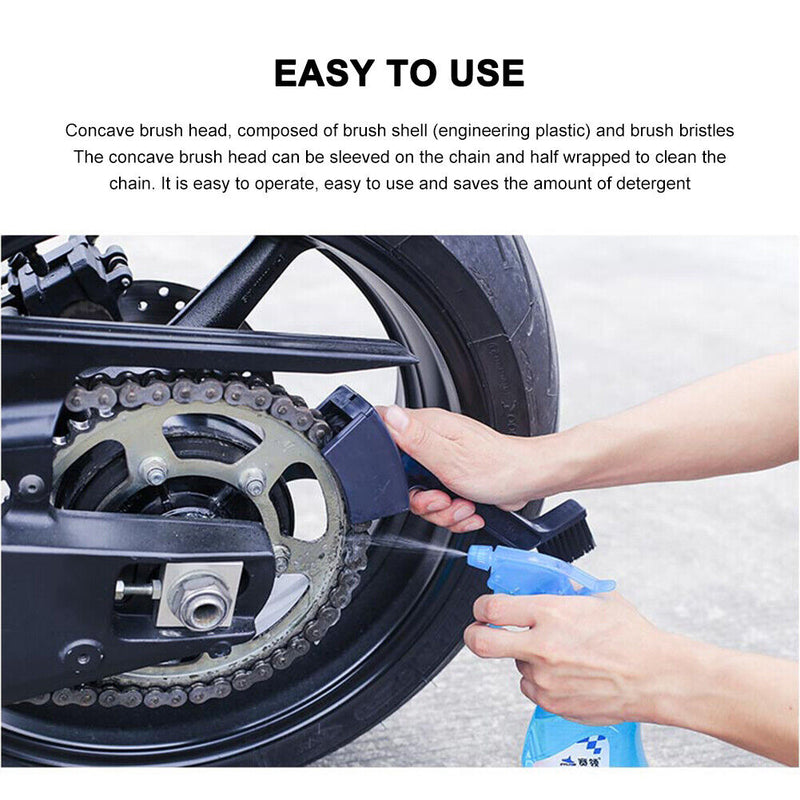 Motorcycle Chain Brush Plastic Motorbike Chain Clean Tool Maintenance Chain Care