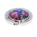 Portable Handbag Hook Foldable Desk Bag Purse Metal Holder Hanger Gifts(D) Newly