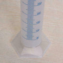 500ml Measuring Cylinder Plastic Graduated Laboratory Test H2L7 Liquid Too P4O1
