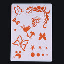 6 x Layered Stencils for Walls Painting, Scrapbooking Embossing Cards Paper