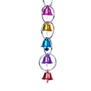 Funny Colorful Handmade Bell Hanging Bird Cage Jewelry Small Parrot Swing B