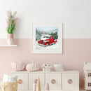 5D Red Car Diamond Painting Kit Round Drill Rhinestone Picture Craft for Gifts