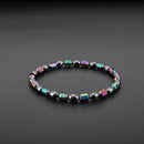 Women Therapy Bracelet Health Care Hematite Round Stretch Anklet Jewelry(1)