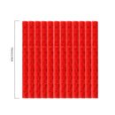 Spoke Reflector 12 Pieces MTB Bike Wheel Spoke Reflective Strips (Red) Newly