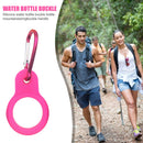 Outdoor Kettle Buckle Hook Camp Water Bottle Holder Carabiner (Rose Red) Newly