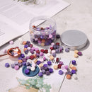 200pcs Retro Fire Paint Sealing Wax Tablet Pill Stamp Envelope (Purple)