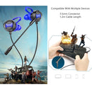 Noise Reduction Profession Wired Game Earphones With Microphone In-Ear Headset