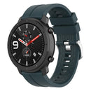 22mm Silicone Wrist Strap Band w/Buckle for Amazfit GTR 47mm (Dark Green) Newly